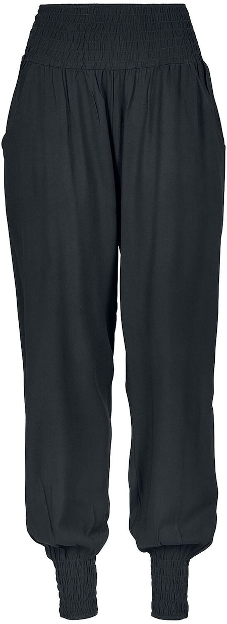 Pantalon en toile  de Urban Classics - Pantalon Sarong Femme - XS à 4XL - pour Femme - noir - Urban Classics