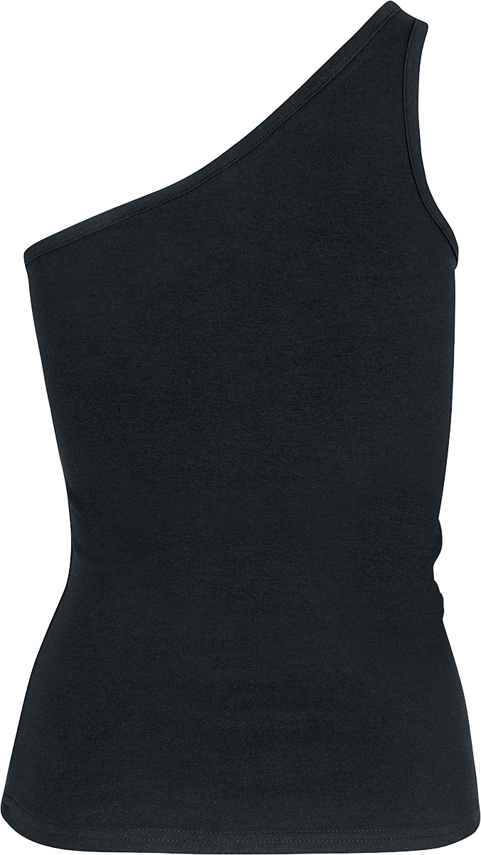 Top  de Urban Classics - Débardeur Asymétrique Femme - XS à XL - pour Femme - noir - Urban Classics - View 2
