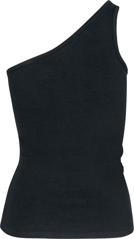 Top  de Urban Classics - Débardeur Asymétrique Femme - XS à XL - pour Femme - noir - Urban Classics - View 2