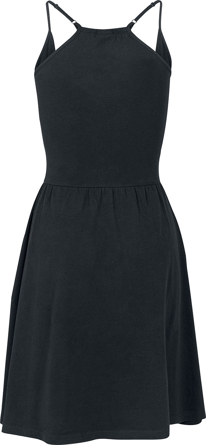 Robe courte  de Urban Classics - Robe Bretelles Fines - XS à M - pour Femme - noir - Urban Classics - View 2
