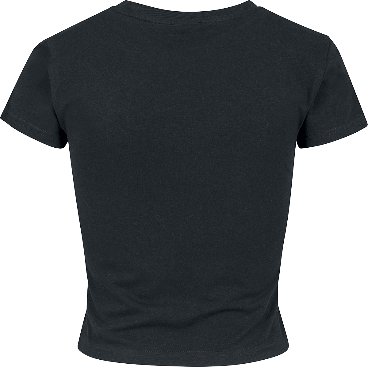 T-Shirt Manches courtes  de Urban Classics - Crop Top Femme En Jersey Souple - S - pour Femme - noir - Urban Classics - View 2