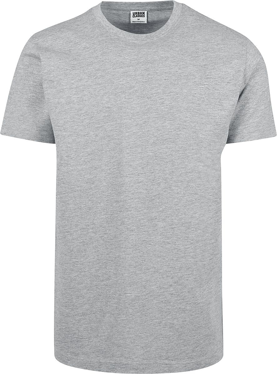 T-Shirt Manches courtes  de Urban Classics - T-Shirt Basique - XL - pour Homme - gris chiné - Urban Classics