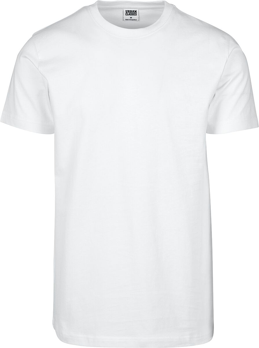 T-Shirt Manches courtes  de Urban Classics - T-Shirt Basique - S à 5XL - pour Homme - blanc - Urban Classics