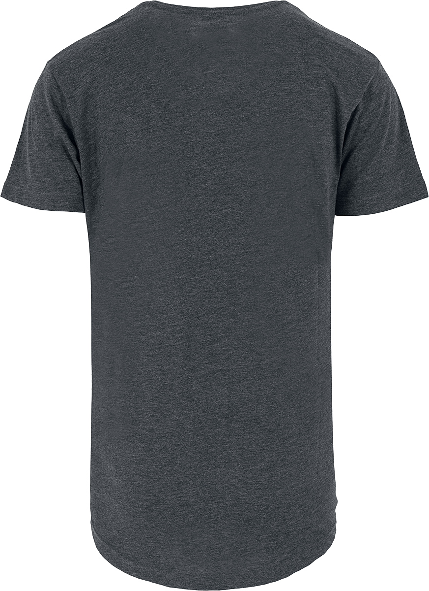 T-Shirt Manches courtes  de Urban Classics - T-shirt Long - S à 4XL - pour Homme - anthracite - Urban Classics - View 2