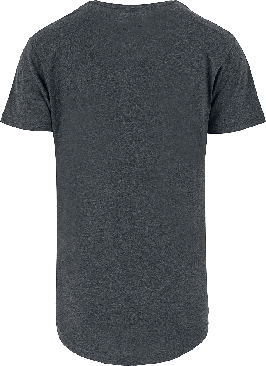 T-Shirt Manches courtes  de Urban Classics - T-shirt Long - S à 3XL - pour Homme - anthracite - Urban Classics - View 2