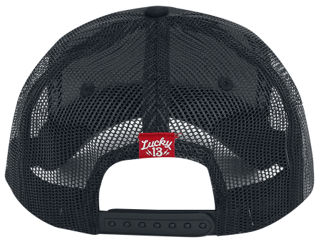 Casquette Rockabilly de Lucky 13 - Casquette Camionneur Fast And Loud - pour Unisexe - noir - Lucky 13 - View 2