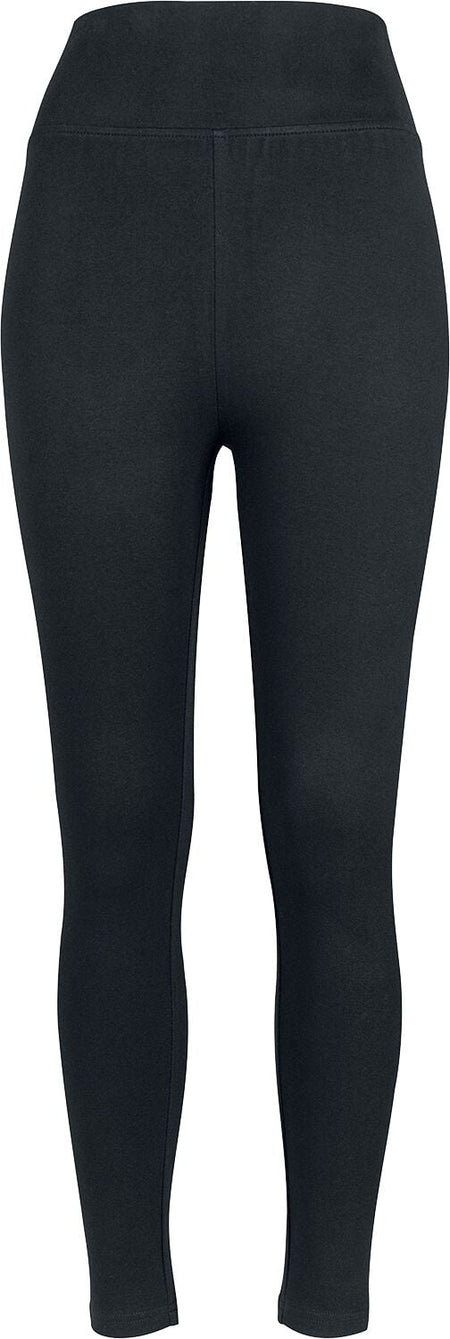 Legging  de Urban Classics - Leggings Taille Haute En Jersey Femme - XS à L - pour Femme - noir - Urban Classics