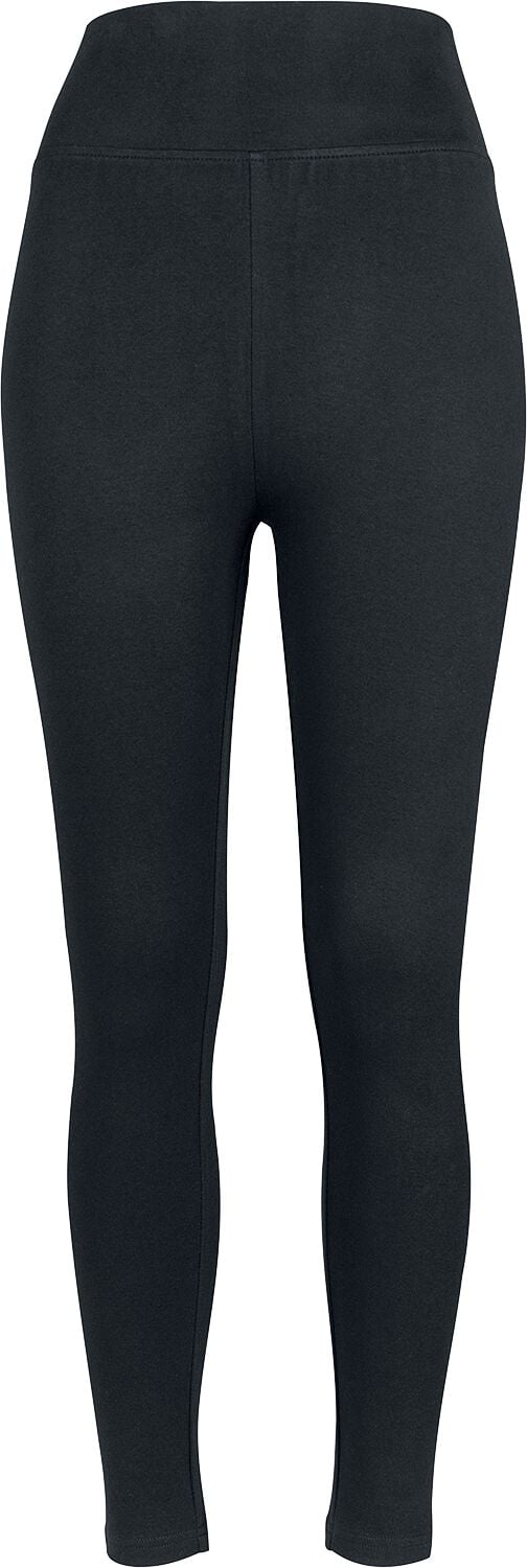 Legging  de Urban Classics - Leggings Taille Haute En Jersey Femme - XS à M - pour Femme - noir - Urban Classics