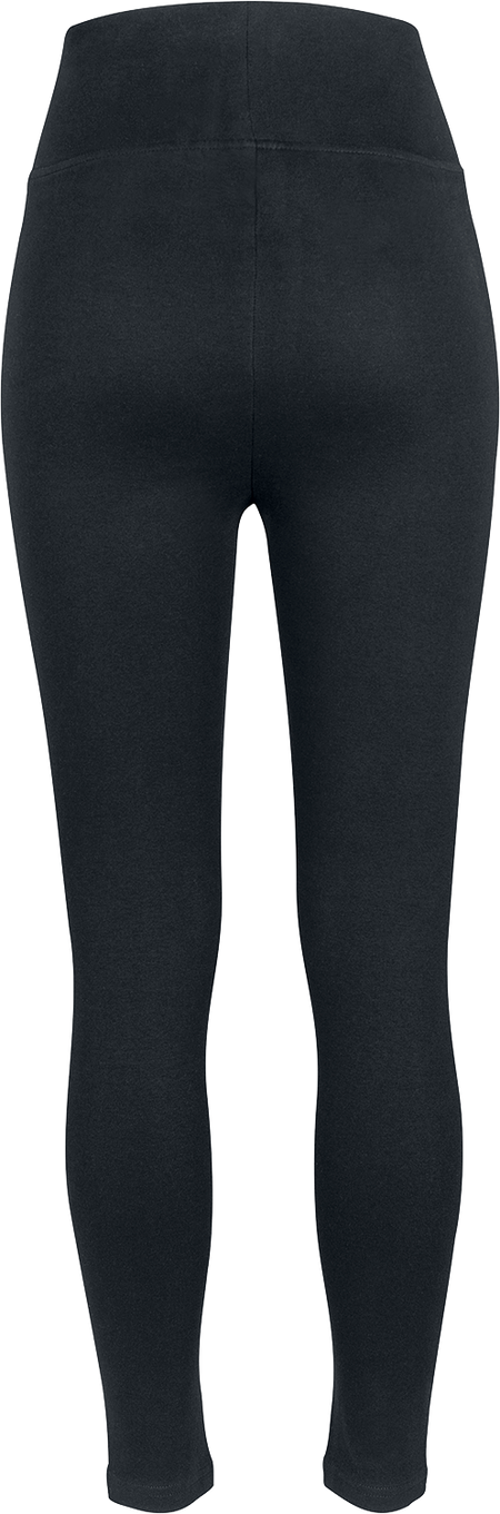 Legging  de Urban Classics - Leggings Taille Haute En Jersey Femme - XS à L - pour Femme - noir - Urban Classics - View 2