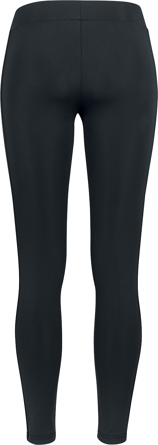 Legging  de Urban Classics - Leggings Femme Avec Genoux Motards - S à 4XL - pour Femme - noir - Urban Classics - View 2