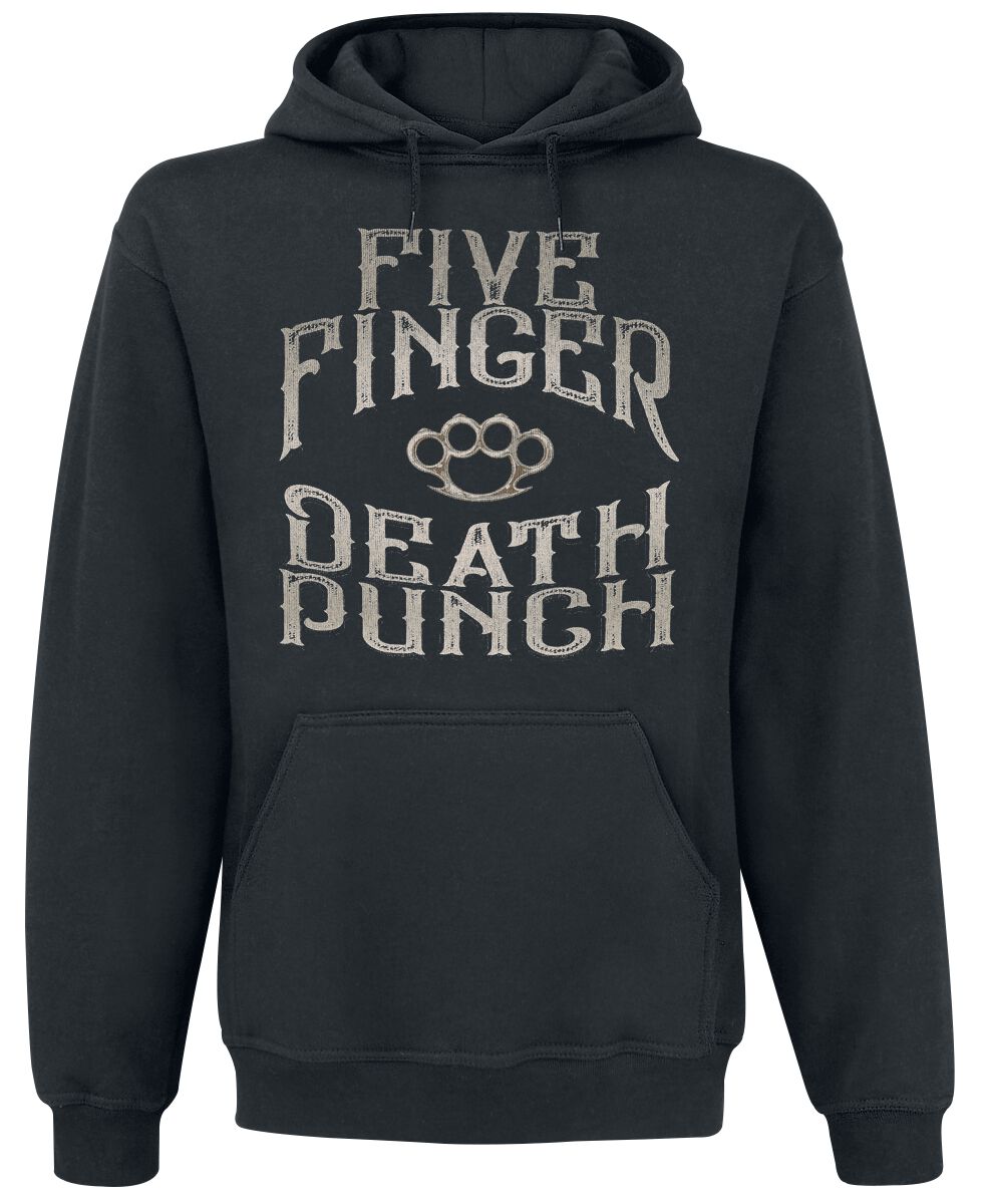 Sweat-shirt à capuche  de Five Finger Death Punch - 100 Proof - S à L - pour Homme - noir - Five Finger Death Punch