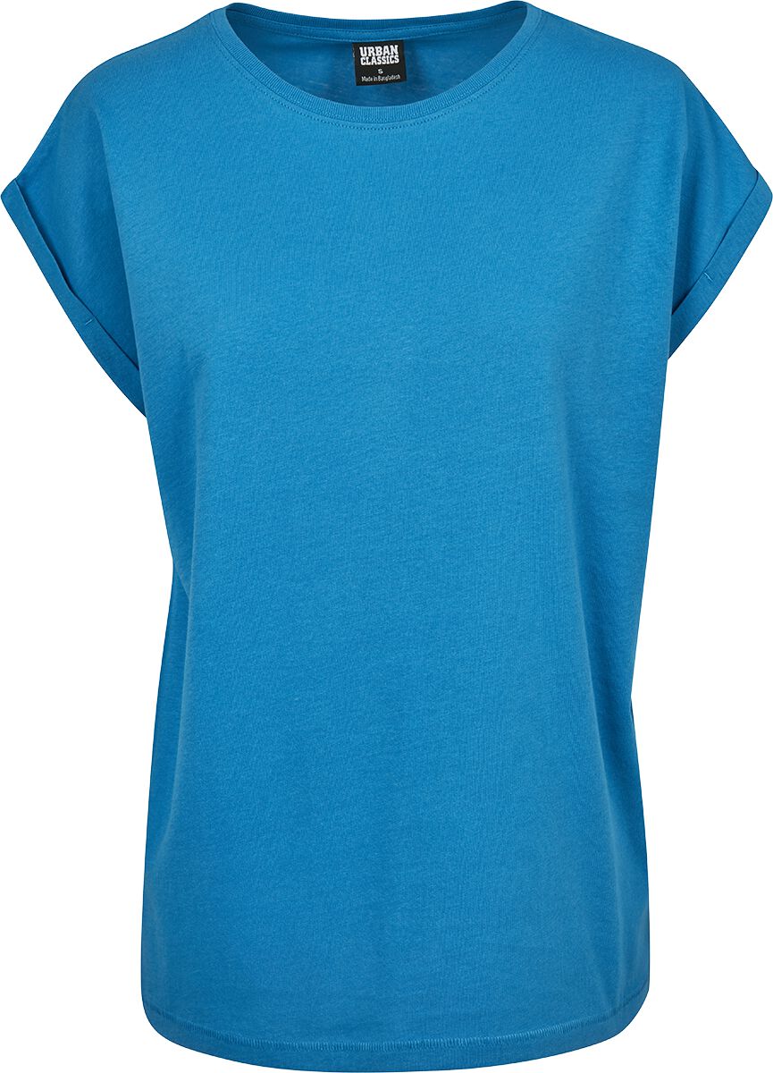 T-Shirt Manches courtes  de Urban Classics - T-shirt Manches Larges Femme - S à 3XL - pour Femme - bleu - Urban Classics