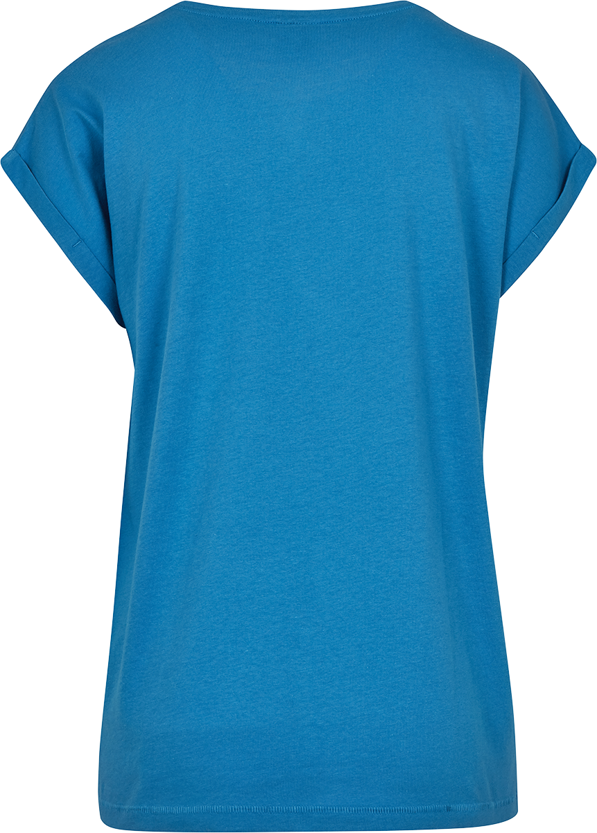 T-Shirt Manches courtes  de Urban Classics - T-shirt Manches Larges Femme - S à 3XL - pour Femme - bleu - Urban Classics - View 2