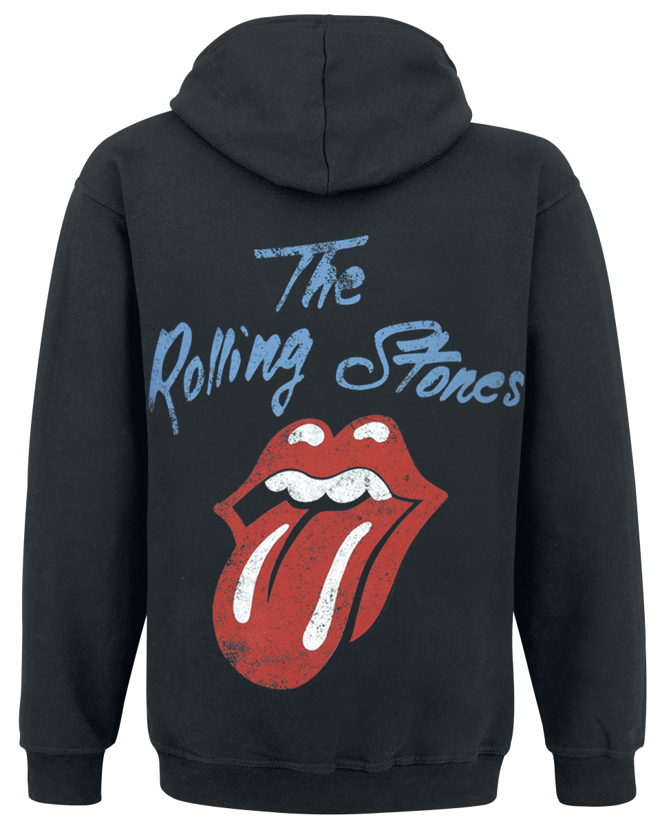 Sweat-shirt à capuche  de The Rolling Stones - Tongue - S à XXL - pour Homme - noir - The Rolling Stones - View 2