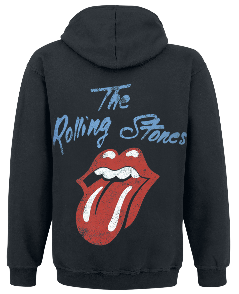 Sweat-shirt à capuche  de The Rolling Stones - Tongue - S à XXL - pour Homme - noir - The Rolling Stones - View 2