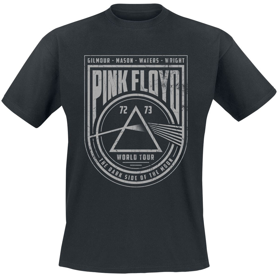 T-Shirt Manches courtes  de Pink Floyd - World Tour - M à XXL - pour Homme - noir - Pink Floyd