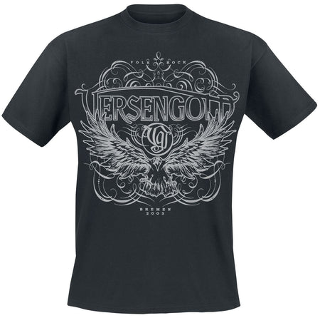 T-Shirt Manches courtes  de Versengold - Rabe - S à XXL - pour Homme - noir - Versengold
