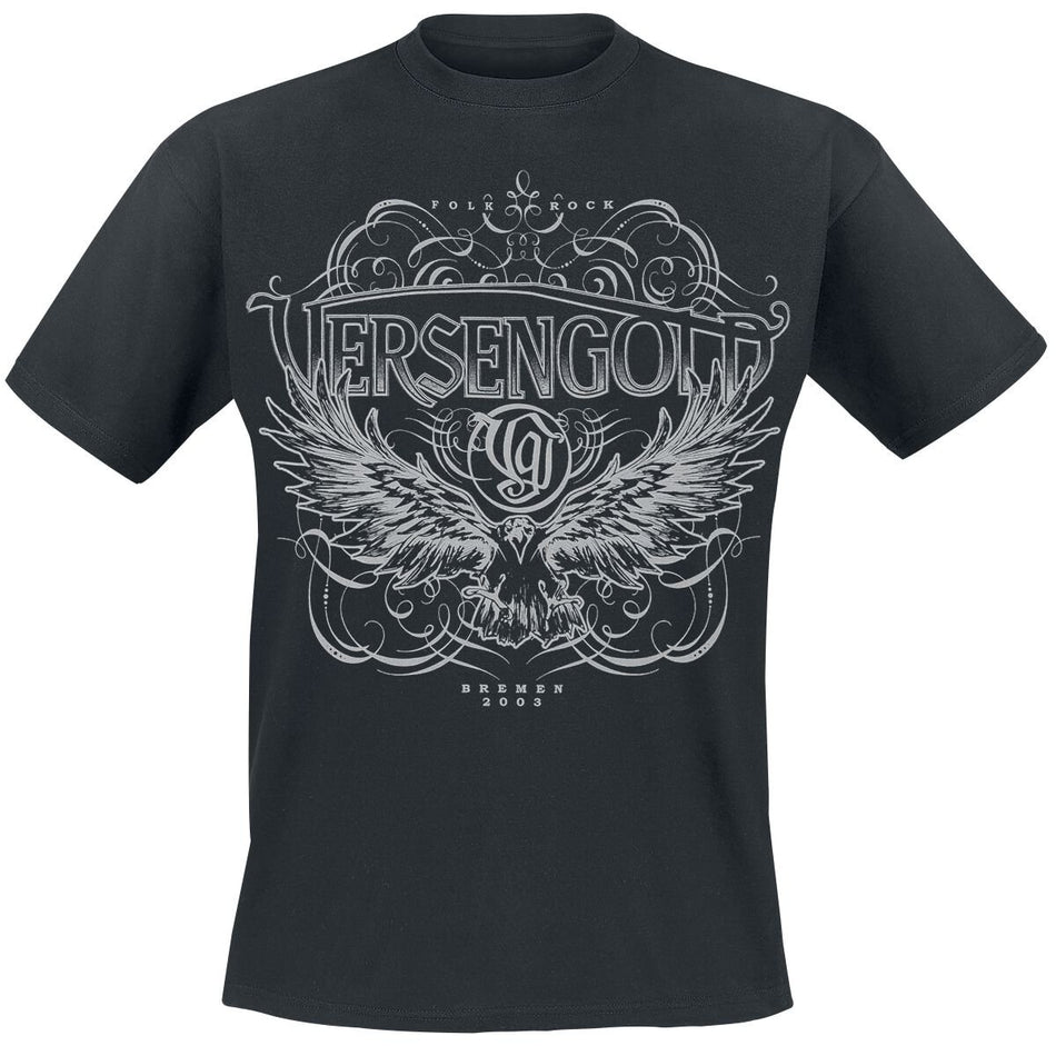 T-Shirt Manches courtes  de Versengold - Rabe - S à XXL - pour Homme - noir - Versengold