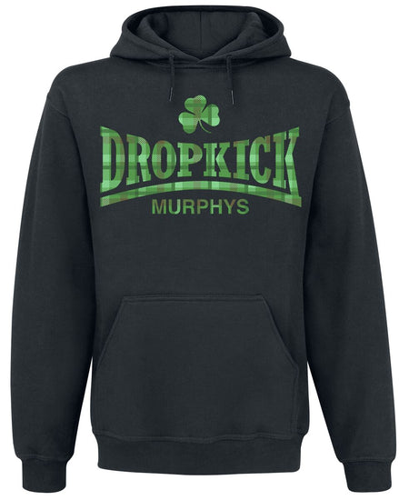 Sweat-shirt à capuche  de Dropkick Murphys - Fighter Plaid - S à XXL - pour Homme - noir - Dropkick Murphys
