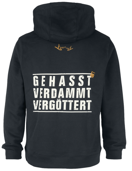 Sweat-shirt à capuche  de Böhse Onkelz - Gehasst, Verdammt, Vergöttert - M à 3XL - pour Homme - noir - Böhse Onkelz - View 2