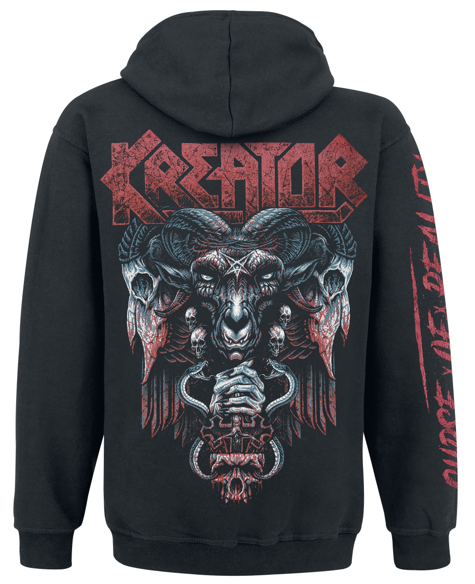Sweat-shirt à capuche  de Kreator - Curse of Reality - M à XXL - pour Homme - noir - Kreator - View 2