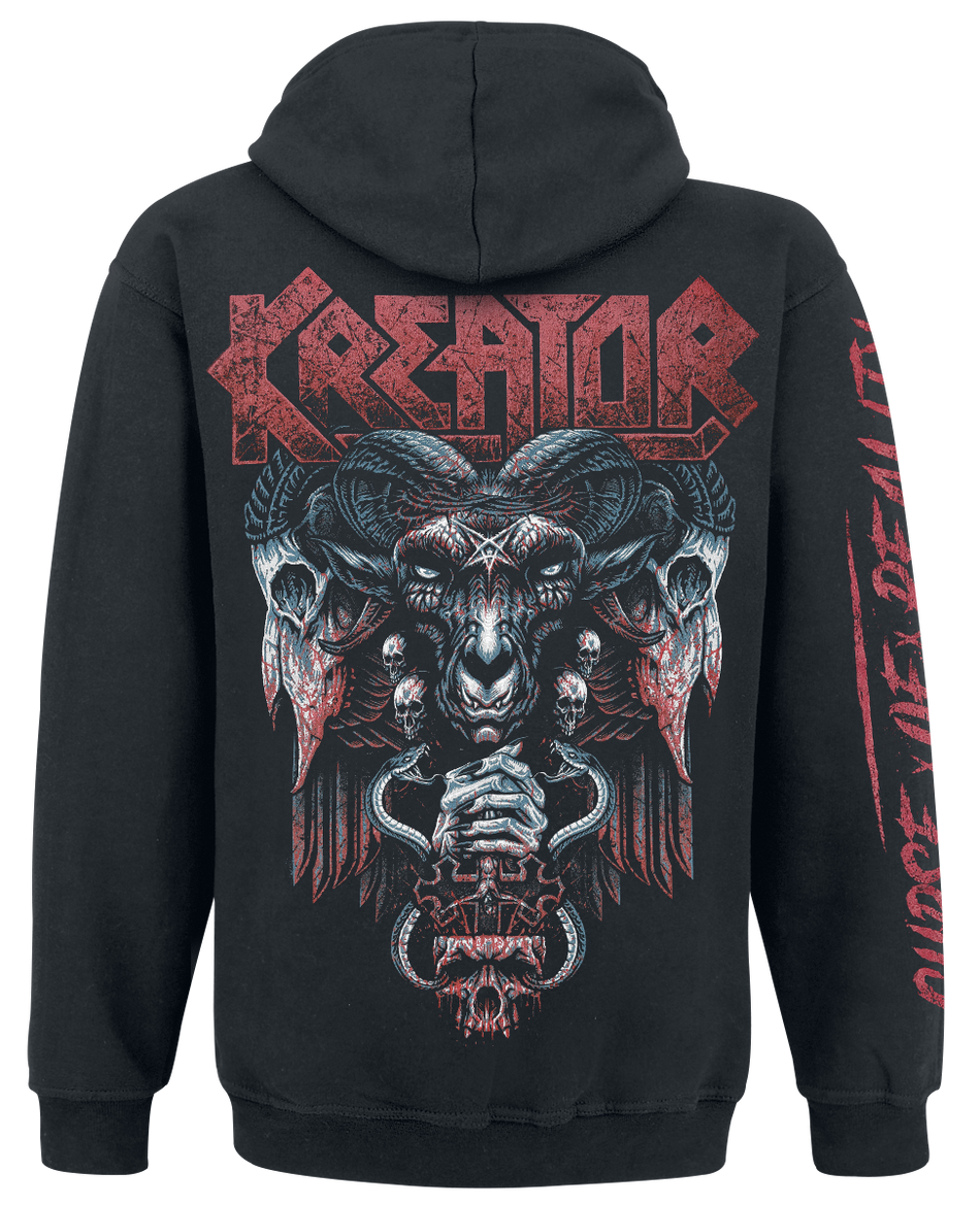 Sweat-shirt à capuche  de Kreator - Curse of Reality - M à XXL - pour Homme - noir - Kreator - View 2