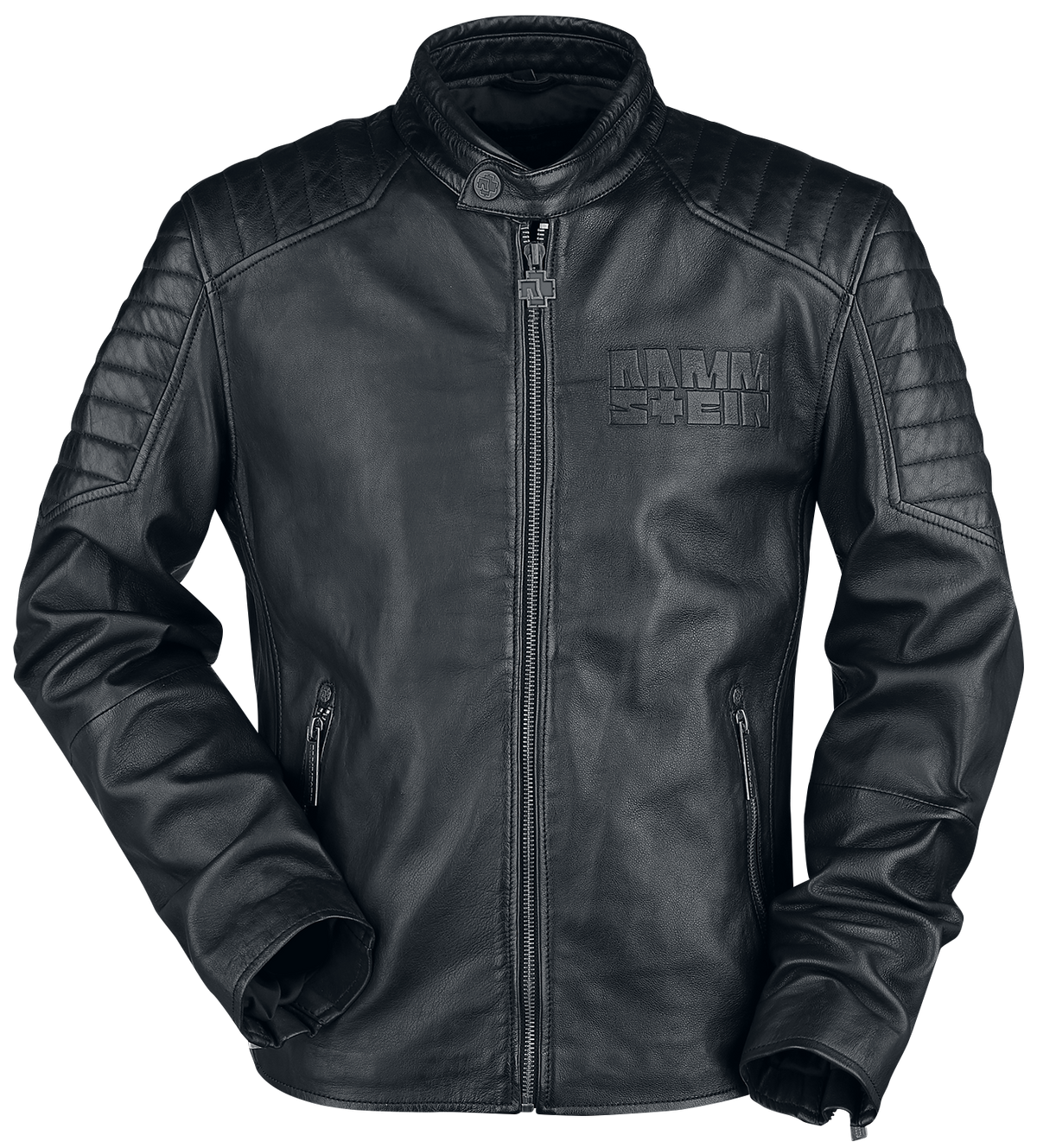 Veste en cuir  de Rammstein - Logo - S à 5XL - pour Homme - noir - Rammstein