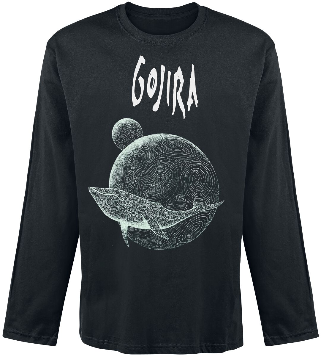T-shirt manches longues  de Gojira - Flying Whale - S à XL - pour Homme - noir - Gojira