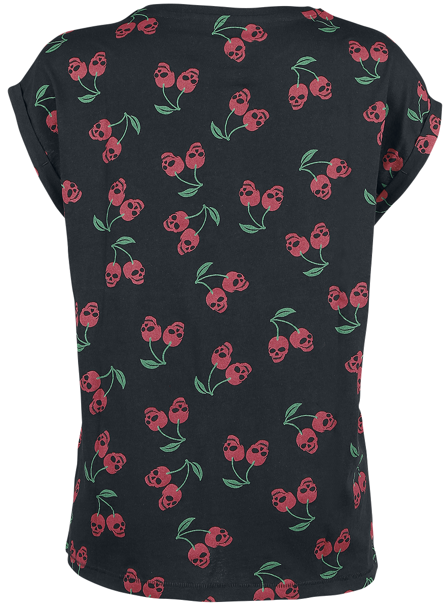 T-Shirt Manches courtes Rockabilly de Rock Rebel by EMP - T-Shirt Femme Manches Larges - S à 5XL - pour Femme - noir - Rock Rebel by EMP - View 2