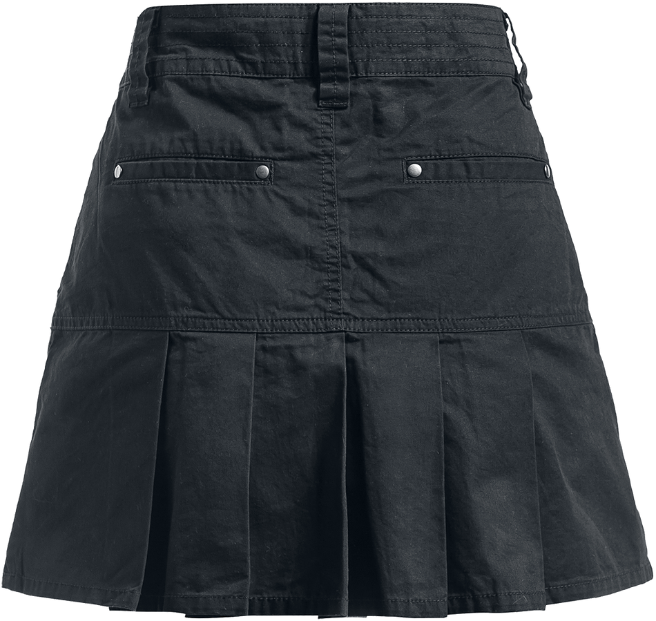 Jupe mi-longue  de Brandit - Jupe Dale - XS à 4XL - pour Femme - noir - Brandit - View 2