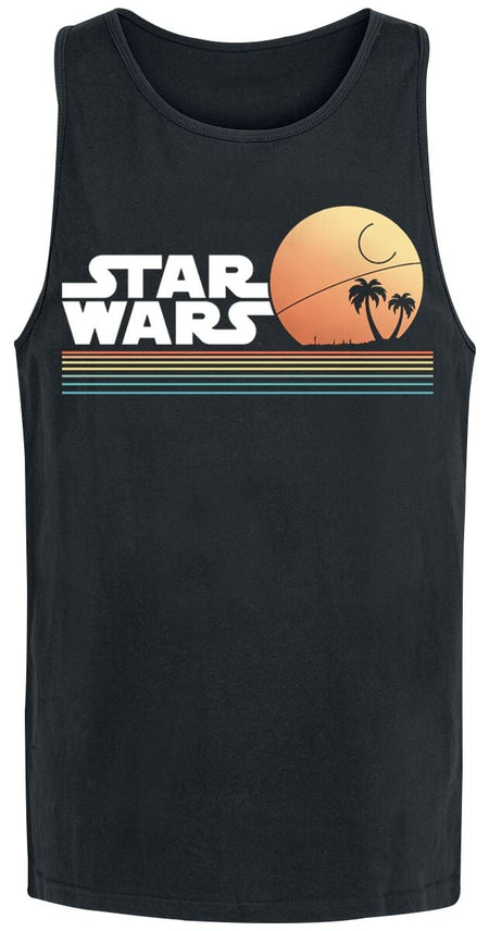 Débardeur Disney de Star Wars - Beachclub - M à 3XL - pour Homme - noir - Star Wars