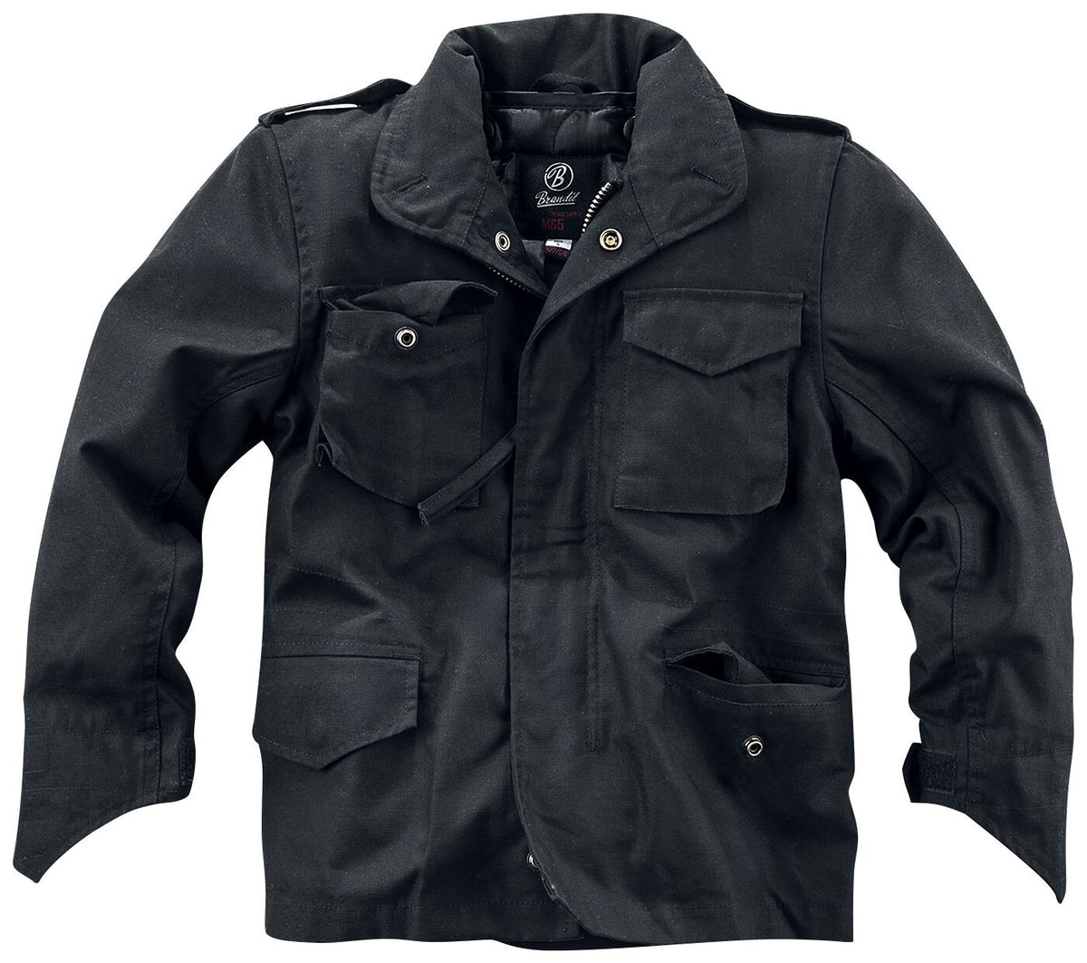 Veste  de Brandit - Veste Standard M65 Enfant - 122/128 à 170/176 - pour garçons - noir - Brandit
