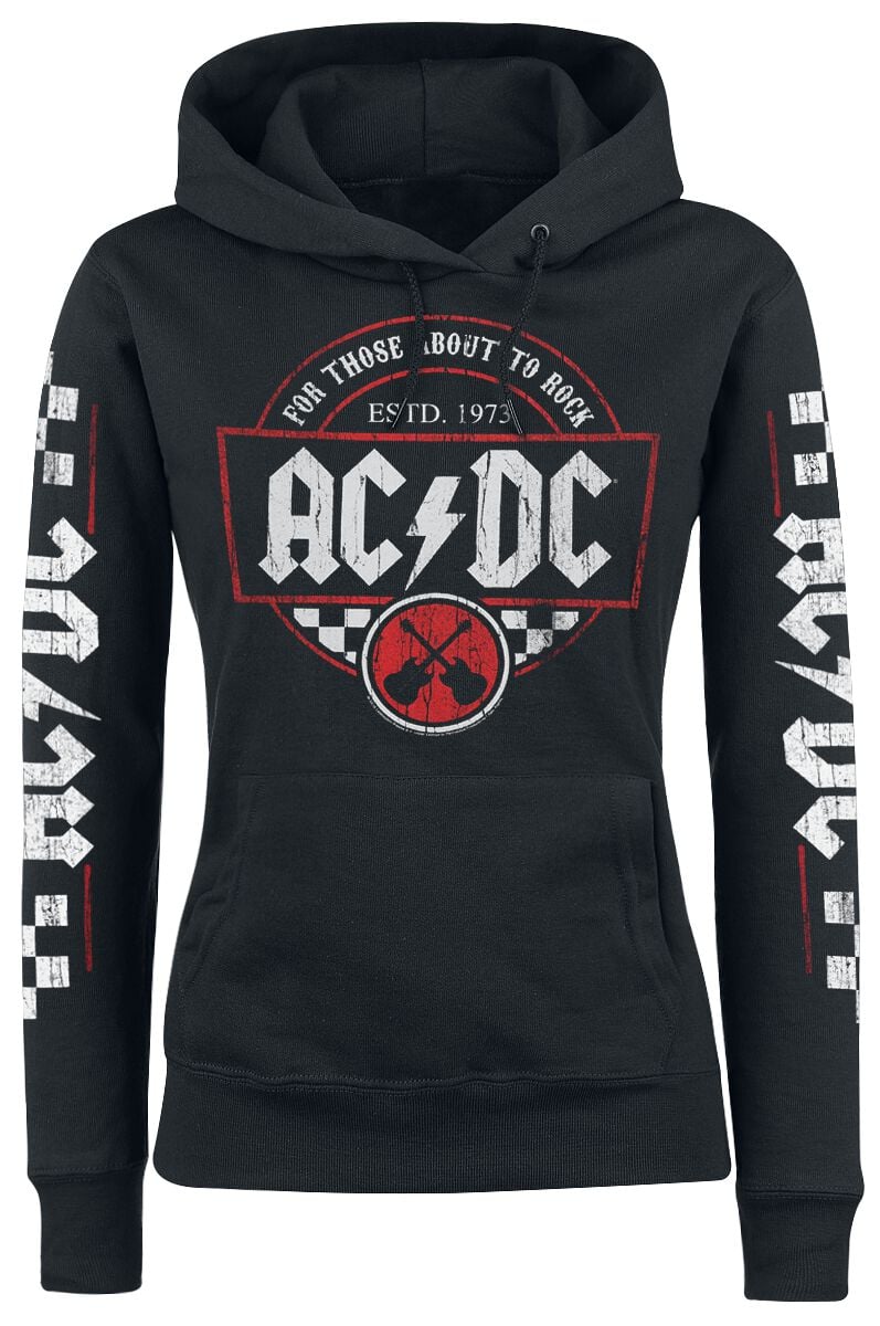 Sweat-shirt à capuche  de AC/DC - Rock Race - S à XXL - pour Femme - noir - AC/DC
