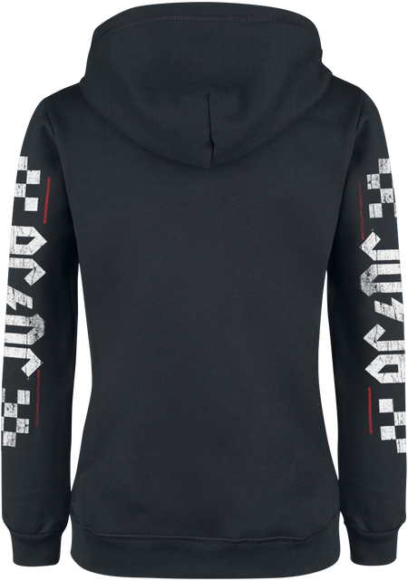 Sweat-shirt à capuche  de AC/DC - Rock Race - S à XXL - pour Femme - noir - AC/DC - View 2