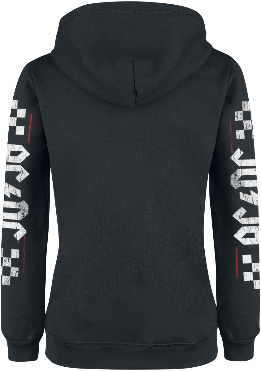 Sweat-shirt à capuche  de AC/DC - Rock Race - S à XXL - pour Femme - noir - AC/DC - View 2
