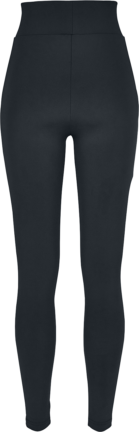 Legging  de Urban Classics - Legging taille haute - XS à 5XL - pour Femme - noir - Urban Classics - View 2