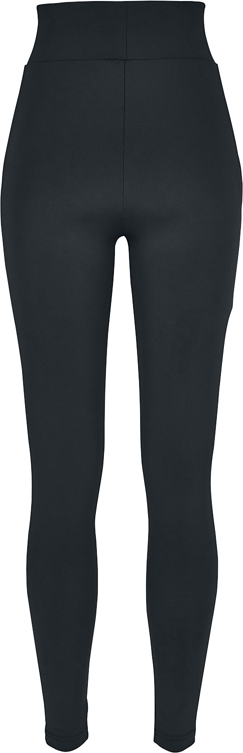 Legging  de Urban Classics - Legging taille haute - XS à 5XL - pour Femme - noir - Urban Classics - View 2