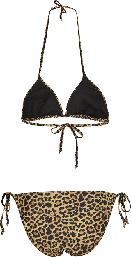 Bikini  de Urban Classics - Bikini léopard - S à XL - pour Femme - marron/noir - Urban Classics - View 2