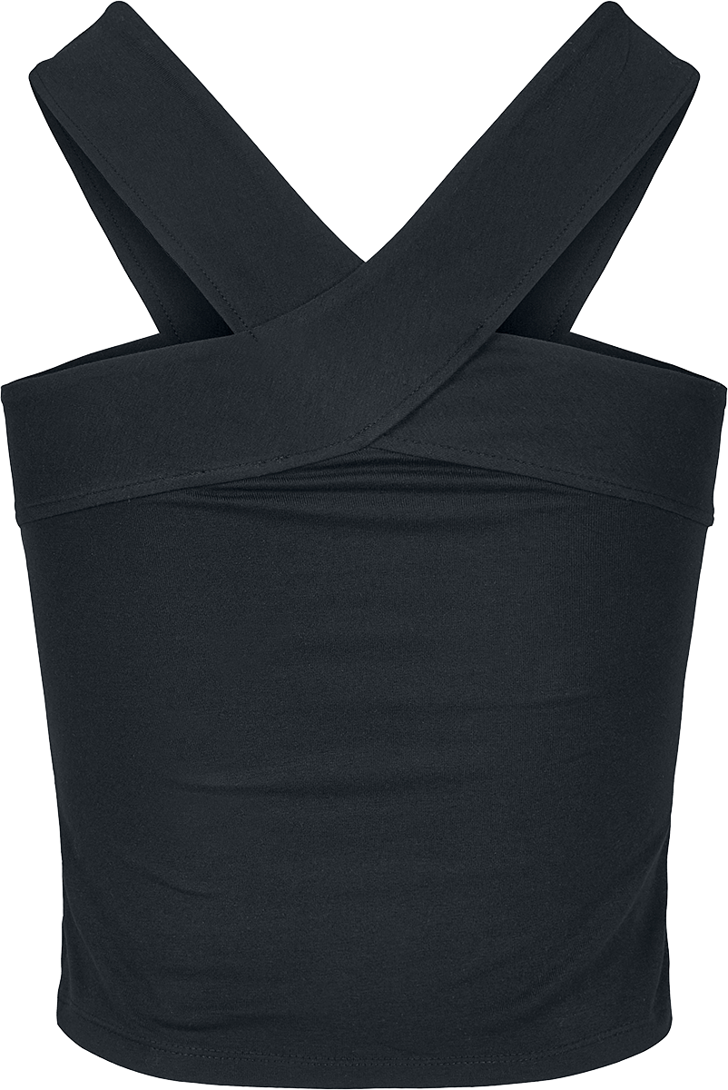 Top  de Urban Classics - Haut Femme Croisé - XS à 5XL - pour Femme - noir - Urban Classics - View 2