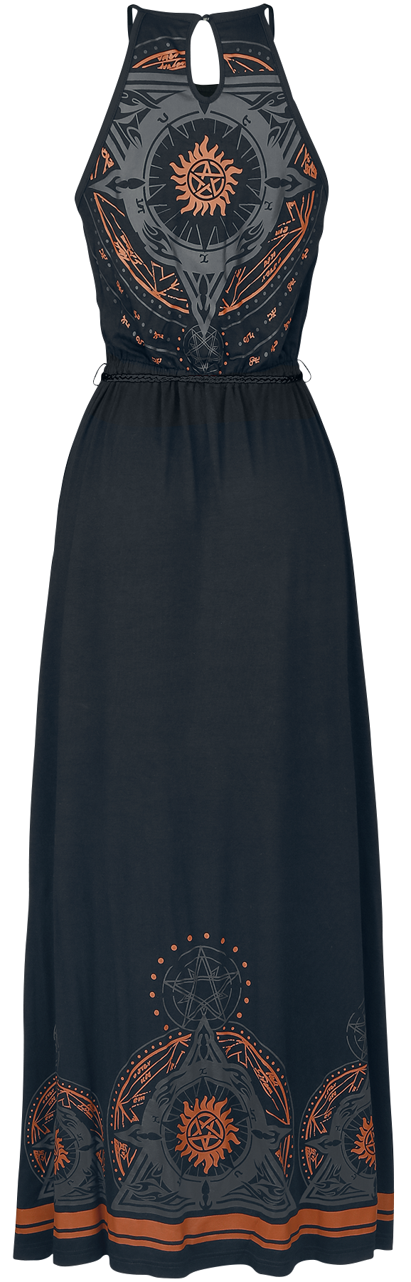 Robe longue  de Supernatural - Mandala - S à XXL - pour Femme - noir - Supernatural - View 2