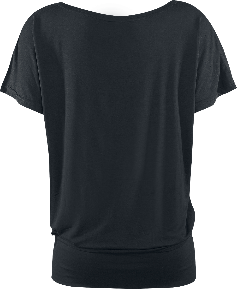 T-Shirt Manches courtes Fun de Be Different! - XS à 5XL - pour Femme - noir - Be Different! - View 2