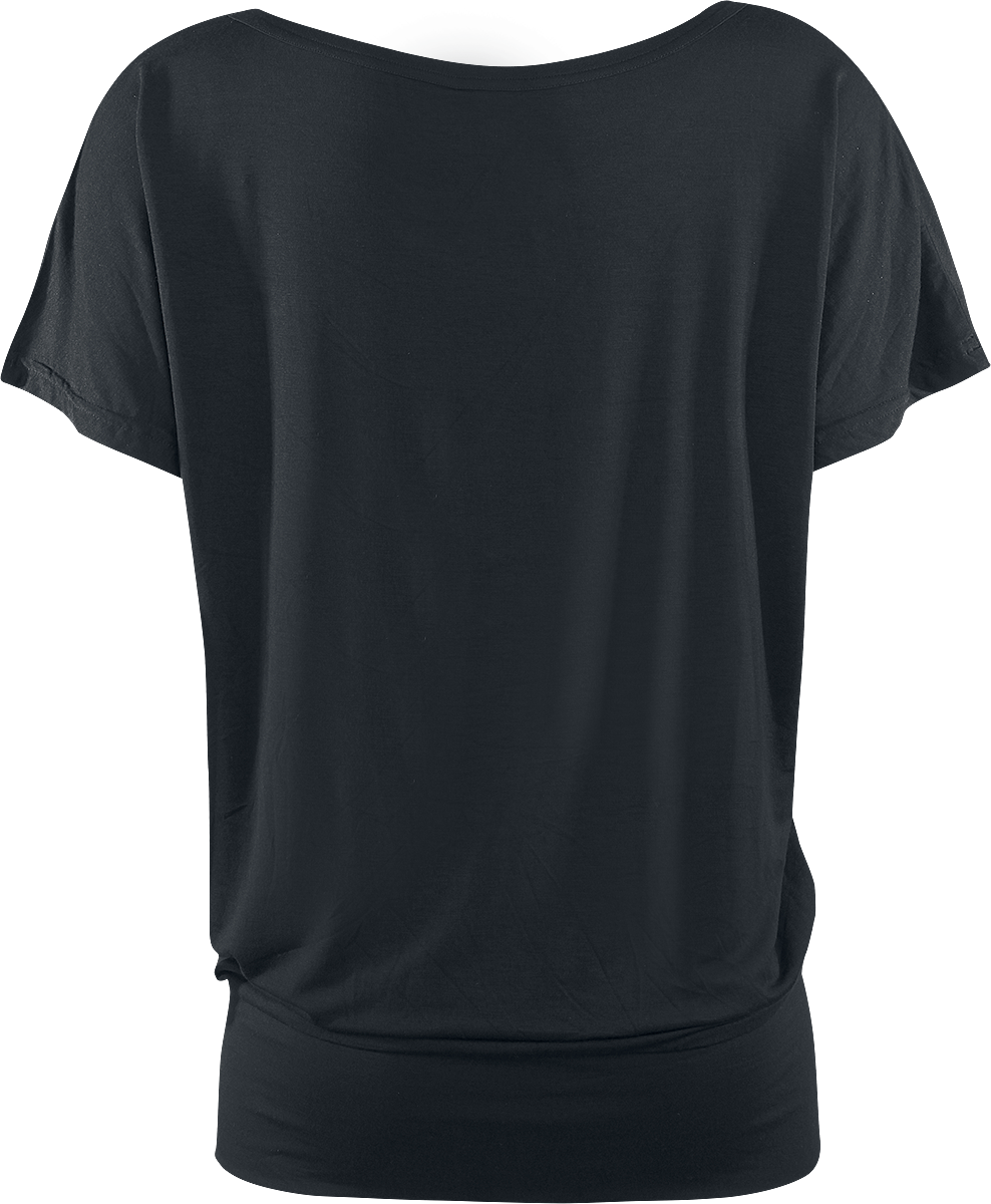 T-Shirt Manches courtes Fun de Be Different! - XS à 5XL - pour Femme - noir - Be Different! - View 2