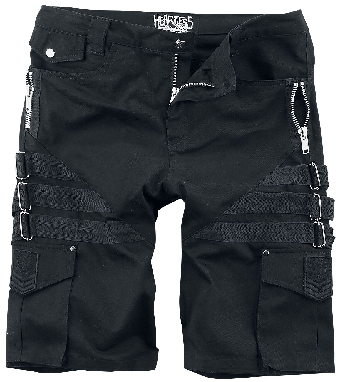 Short Gothic de Heartless - Short Invasion - 30 à 38 - pour Homme - noir - Heartless