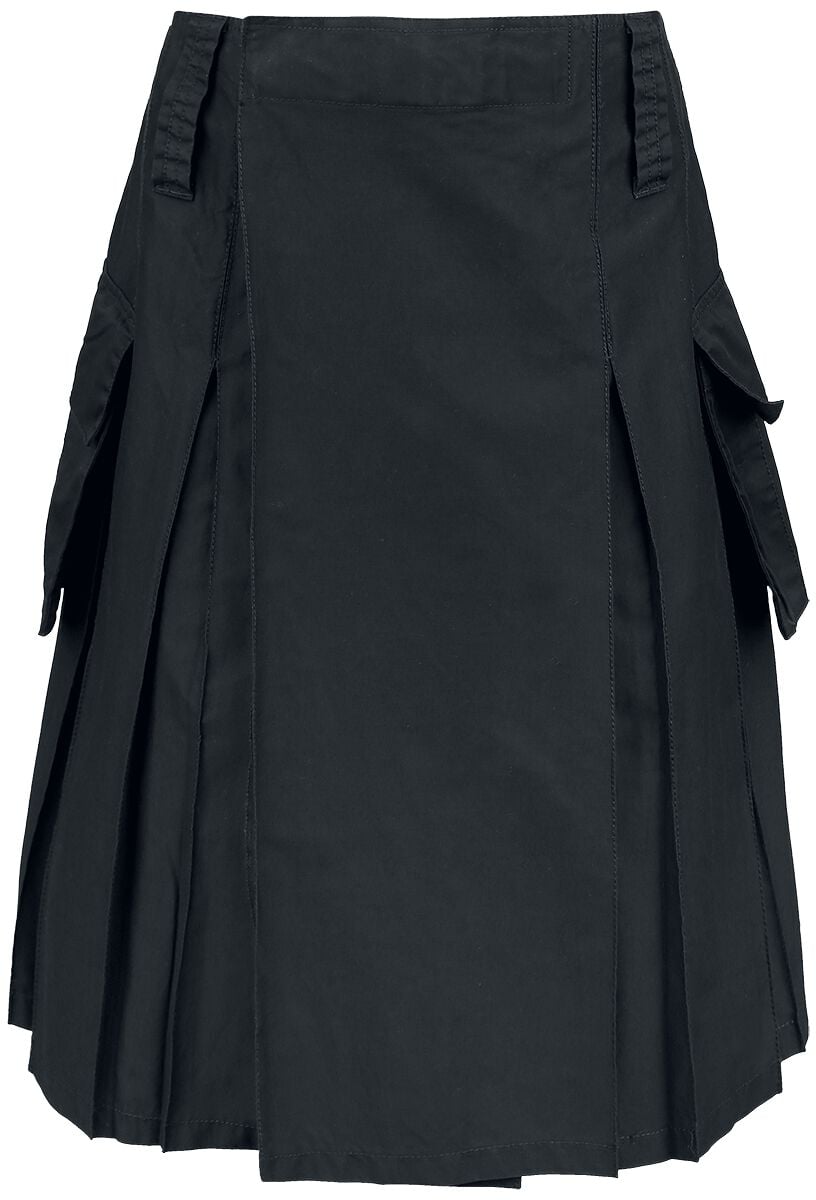 Jupe mi-longue  de Brandit - Kilt - XL à 3XL - pour Homme - noir - Brandit