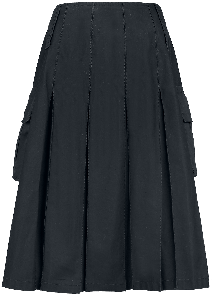 Jupe mi-longue  de Brandit - Kilt - XL à 3XL - pour Homme - noir - Brandit - View 2