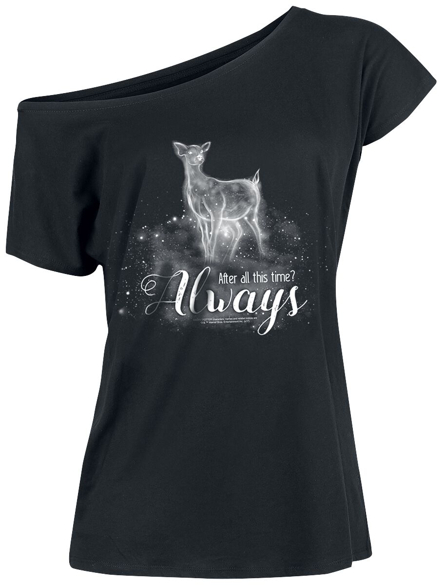 T-Shirt Manches courtes  de Harry Potter - Always - S à XXL - pour Femme - noir - Harry Potter