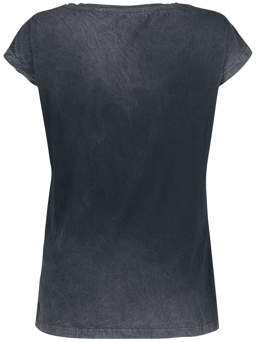T-Shirt Manches courtes  de Led Zeppelin - Shook Me - L à 4XL - pour Femme - noir/gris - Led Zeppelin - View 2