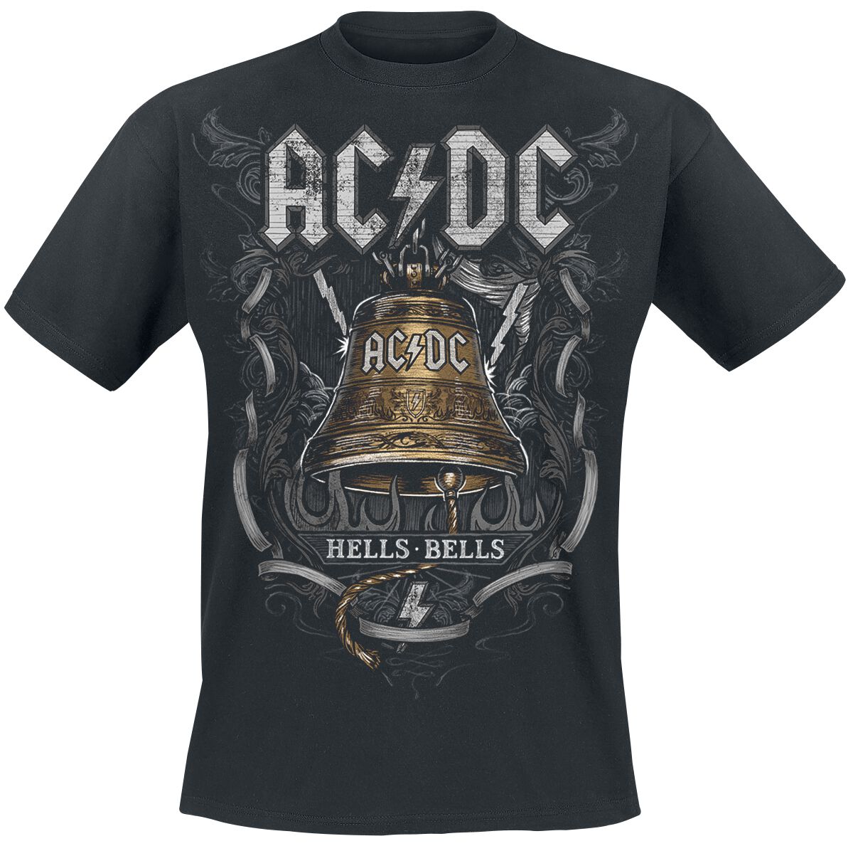 T-Shirt Manches courtes  de AC/DC - Hells Bells - S à 4XL - pour Unisexe - noir - AC/DC
