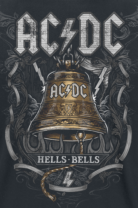 T-Shirt Manches courtes  de AC/DC - Hells Bells - S à 4XL - pour Homme - noir - AC/DC - View 2