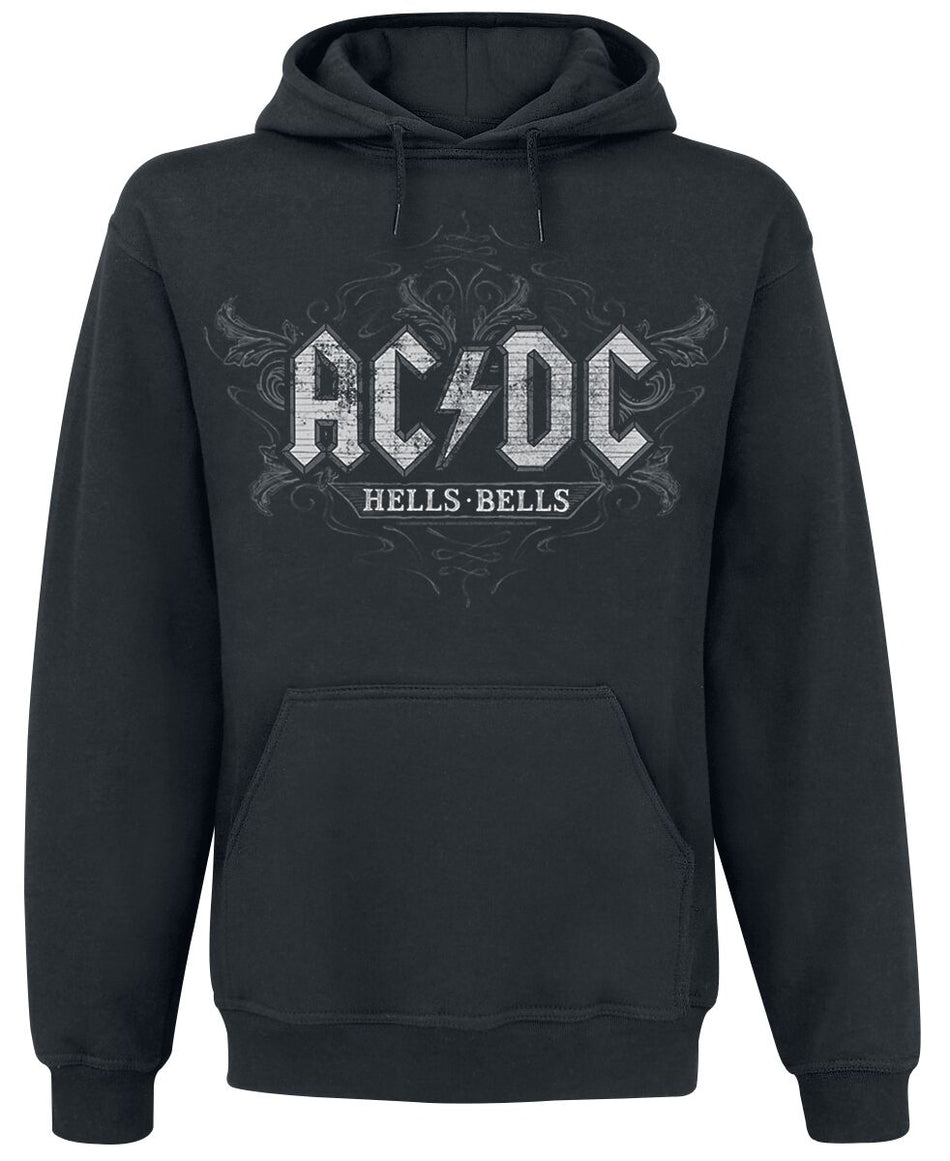 Sweat-shirt à capuche  de AC/DC - Hells Bells - S à L - pour Homme - noir - AC/DC